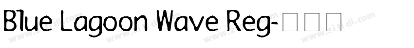 Blue Lagoon Wave Reg字体转换